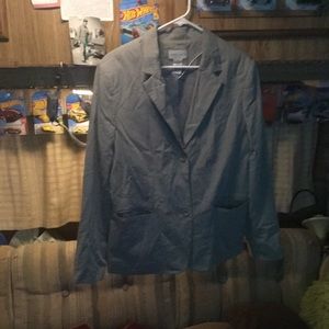 Jaclyn Smith gray dress jacket size 16